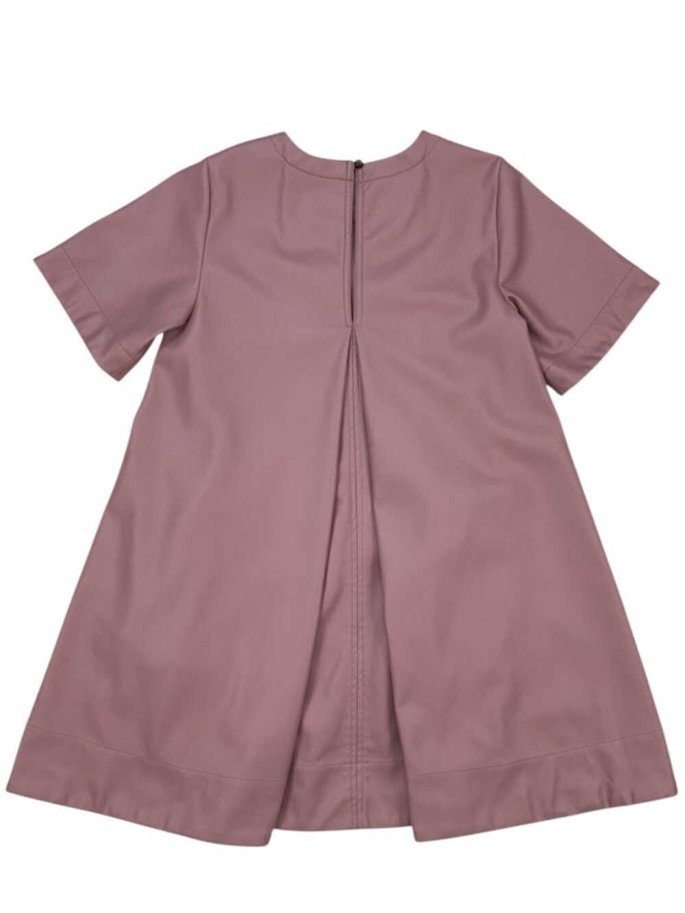 Anthropologie Maeve The Emmy Faux Leather Mini Dress 2XS XXS Pink - Picture 14 of 16